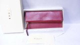 Poseta portofel dama Radley London Coleman Street purse pink Berry Metalic leather