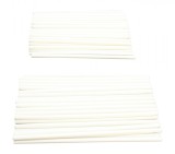 Kit protectii (invelitori) spite roata fata - spate (18&quot; - 21&quot;) - motociclete cross &ndash; enduro &ndash; culoare: alb (kit 80 bucati)