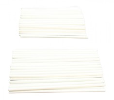 Kit protectii (invelitori) spite roata fata - spate (18&quot; - 21&quot;) - motociclete cross &ndash; enduro &ndash; culoare: alb (kit 80 bucati)