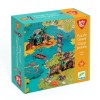 Puzzle gigant Batalia Djeco 26 piese