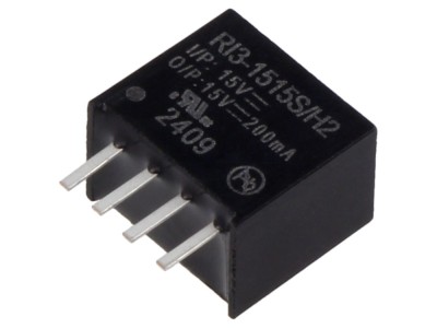 Convertor DC/DC 3W 15VDC 200mA foto