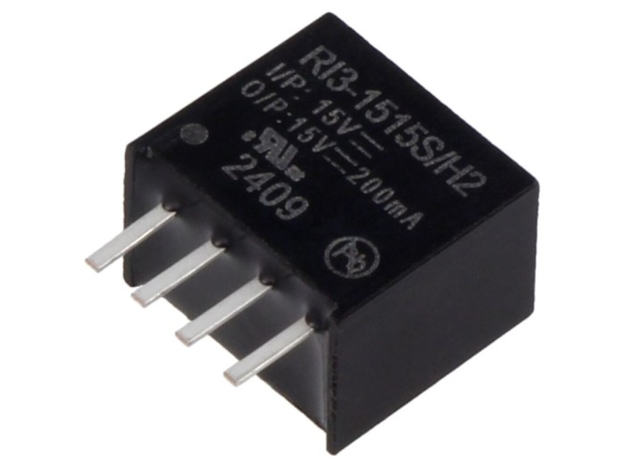 Convertor DC/DC 3W 15VDC 200mA