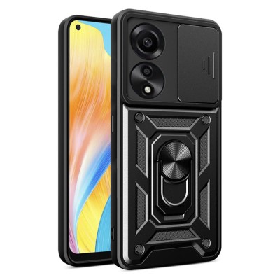 Husa Oppo A78 4G protectie camera Techsuit CamShield Series, negru foto