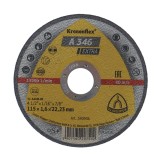 Disc debitare inox si metal, Klingspor A 346 Extra, 115 x 22.23 x 1.6 mm