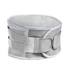 Centura lombara, XXL, metal, textil, gri