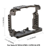 Cușcă stabilizatoare pentru cameră video Puz pentru Canon EOS R5 / EOS R6 / Sony, Oem