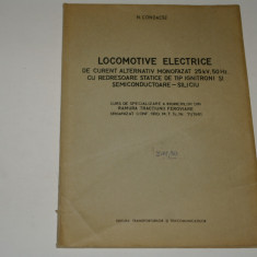 Locomotive electrice de curent alternativ monofazat - N. Condacse 1963