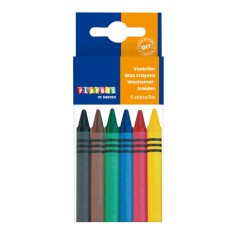 Set 6 creioane colorate cerate cu diametrul de 8 mm