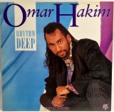 Omar Hakim &lrm;&ndash; Rhythm Deep [ vinil, LP ] nm / nm GRP 1989 Elvetia _ smooth jazz