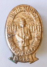 INSIGNA INTALNIREA FIILOR PAROSENILOR 1985 PAROSENI CULTURA CULTURAL ( CITITI DESCRIEREA )