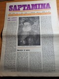 saptamana 17 februarie 1984-romania SUA la tenis