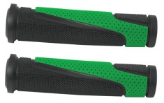 Mansoane - caper - tpr forma ergonomica anti-alunecare - bi-color (negru - verde) - 130mm foto