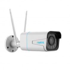 Camera supraveghere Wireless IP WiFi 5 MP IR 30m 2.7-13.5 mm 5X Slot Card detectie oameni/vehicule, microfon, difuzor Reolink RLC-511WA-5MP SafetyGuar foto