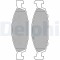 DELPHI LP1557 set placute frana,frana disc