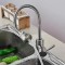 Baterie Bucatarie Pipa Flexibila 2 Jeturi Cartus Ceramic Inox Satinat Racorduri Incluse CF031 ModernLight Concept