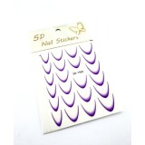 Autocolant pentru unghii French Nail Stickers 5D, SD-1926