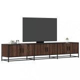 Cumpara ieftin Comodă TV, stejar maro, 210x35x41 cm, lemn prelucrat