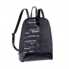 Rucsac pentru fete Modena Black Jeans,27x38x15 cm