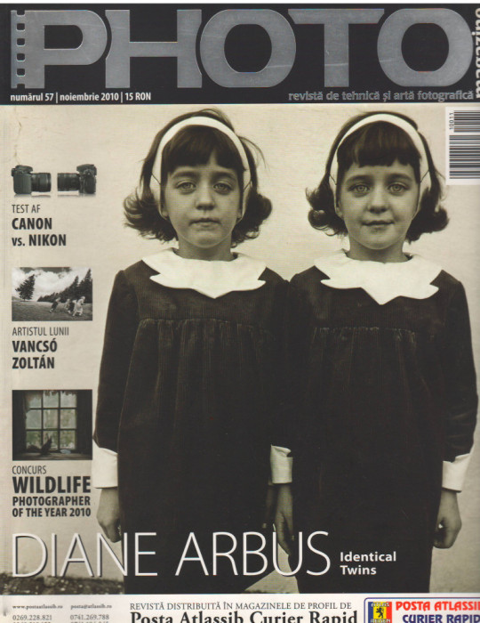 C10297 - REVISTA PHOTO MAGAZINE- DIANE ARBUS, NOIEMBRIE 2010