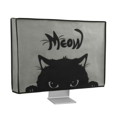 Husa pentru monitor de 20-22&quot; Kwmobile, Gri/Negru, Plastic, 43617.13