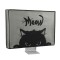 Husa pentru monitor de 20-22&quot; Kwmobile, Gri/Negru, Plastic, 43617.13
