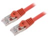 Patch Cord S/FTP Cat 6a LSZH Roșu 0,5m Cablexpert, Gembird