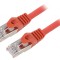 Patch Cord S/FTP Cat 6a LSZH Roșu 0,5m Cablexpert