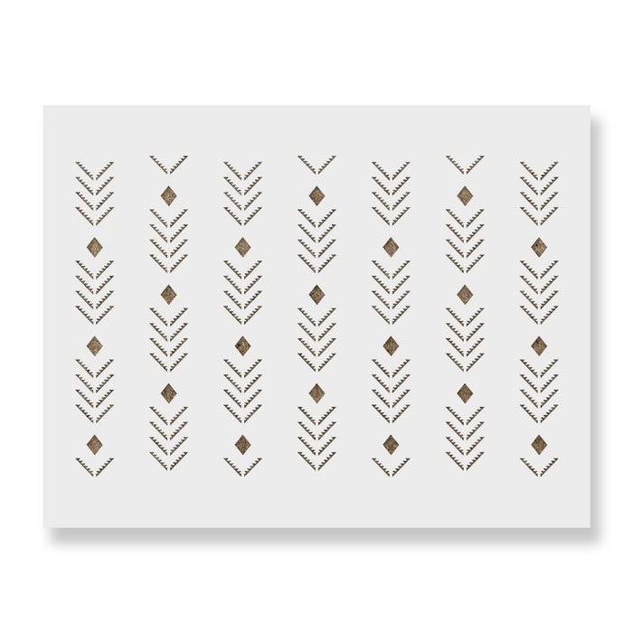 Sablon Perete vopsire, tencuiala 900x600x0.7mm Zoom Arrow Refolosibil, model MXSP7058