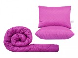 Set Pilota Mov 180x200 cm + 2 Perne 50x70 cm, Microfibra Matlasata, 250gsm, Uni, Relax KipRoom Somnart