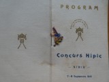 Program Cpncurs Hipic , Sibiu , 7 - 8 Septembrie 1941 , General Pantazi , semnat