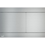 Clapeta WC Alcaplast FLAT-FUN Alunox, Aluminiu Anodizat, Dubla Comanda, Rezistenta UV