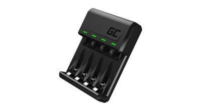 &amp;Icirc;ncărcător de baterii Green Cell GC VitalCharger Ni-MH AA și AAA cu portal Micro USB și USB-C foto