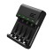 &Icirc;ncărcător de baterii Green Cell GC VitalCharger Ni-MH AA și AAA cu portal Micro USB și USB-C