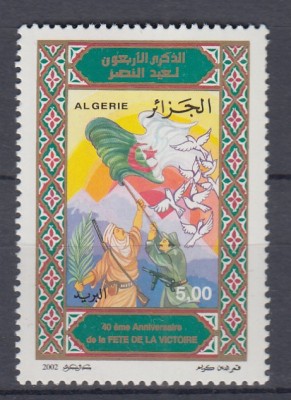 ALGERIA 2002 - 40 ANI INDEPENDENTA MNH foto