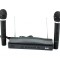 Set 2 microfoane wireless semiprofesionale K&amp;K AT-306