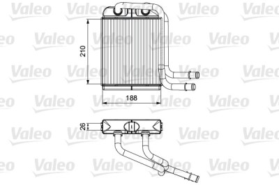 VALEO 811524 Schimbator caldura, incalzire habitaclu foto