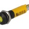 Lampă LED galbenă 24VDC &Oslash;8mm IP67
