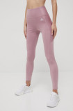 Cumpara ieftin Adidas leggins de antrenament X Zoe Saldana femei, culoarea violet, neted