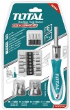 Set 24 surubelnite cu clichet, Total Tools