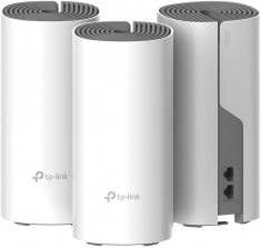 TP-Link Sistem Mesh Wi-Fi pentru &amp;icirc;ntreaga casă AC1200, DECO E4(3-PACK);2 10/100Mbps WAN/LAN Ports, 1 Power Port, SDRAM: 128 MB, Flash:16 MB, 2 interna foto