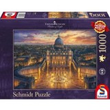 Puzzle 1000 piese, Thomas Kinkade - Vaticanul, Schimdt
