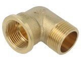 Cot 90&deg; alamă CW617N tată-mamă GEBO - Termo&icirc;mbinare durabilă