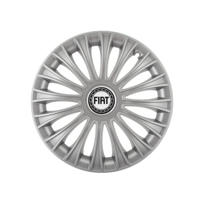Set 4 capace roti 16 inchi (R16) Dino Gri, Compatibile cu Fiat foto