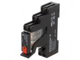 Releu Intermediar DPDT 230VAC 5A pentru Șină DIN
