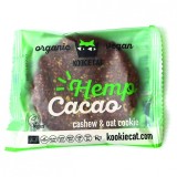 Cookie cu seminte de canepa si cacao fara gluten eco 50g, Dragon Superfoods