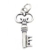 Pandantiv cheie, argint 925, 3 cm x 1,2 cm