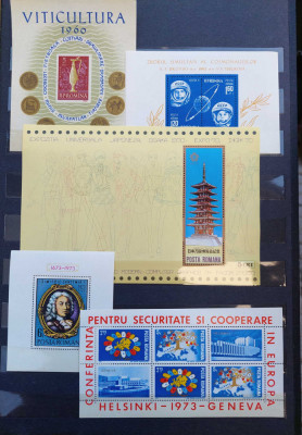 Lot 78 colite RO 1960-2007,pret Romfilatelia 420 Lei , nestampilate perfecte-MNH foto