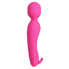 Vibrator flexibil cu baghetă de masaj cu urechi de iepure foto