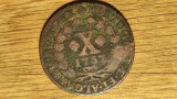 Portugalia - moneda colectie f rara - 10 reis 1757 - Jos&eacute; I - uriasa ⌀ 36mm !, Europa