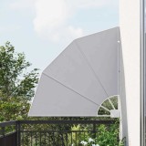Ecran de intimitate pentru balcon Gri 115 x 115 cm țesătură